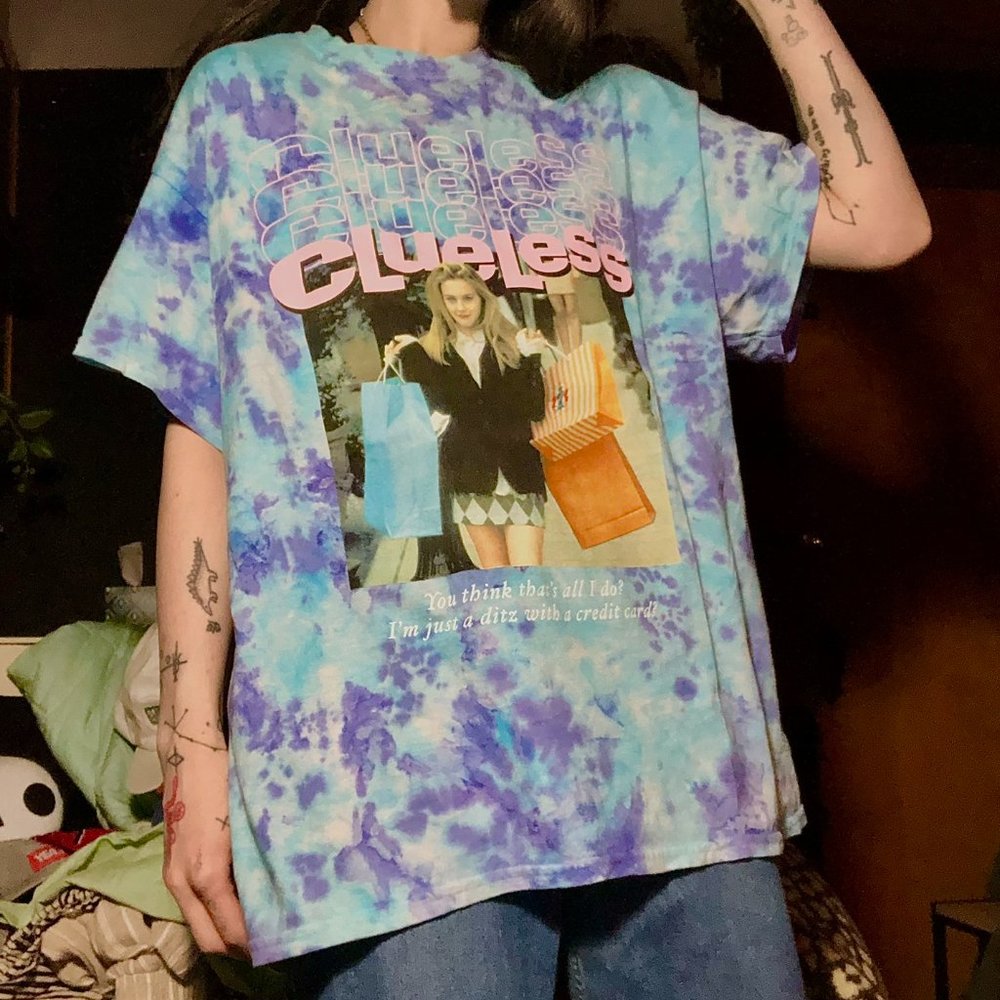 Urban Outfitters Clueless Tie-Dye T-Shirt Size XL Oversized Shirt
